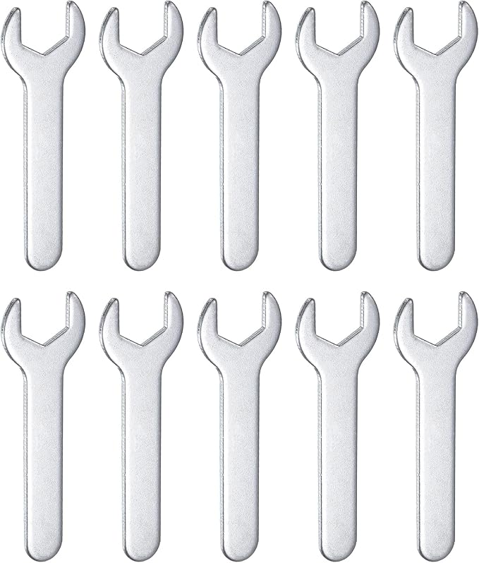 HARFINGTON 10pcs Small Wrench 13x70x2mm Metric U-Shaped Single Open Ended by HARFINGTON