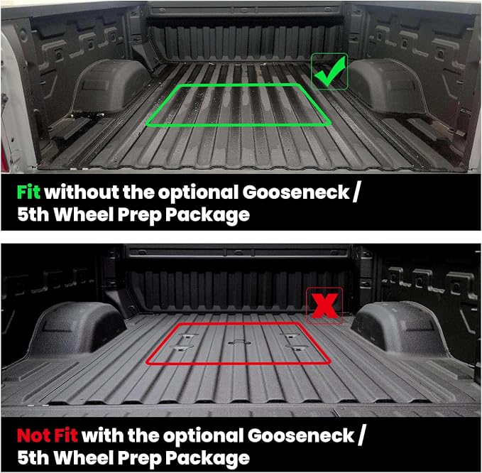 LASFIT Truck Bed Mat 2020-2025 for Chevrolet Silverado/GMC Sierra 2500HD 3500HD - Image 3