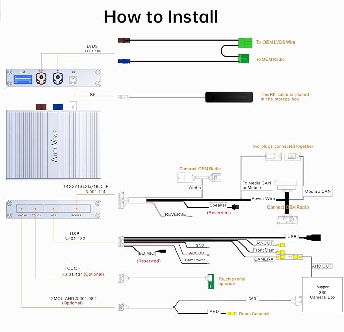 LVDS Wired/Wireless CarPlay Decoder Retrofit Kit - Image 7