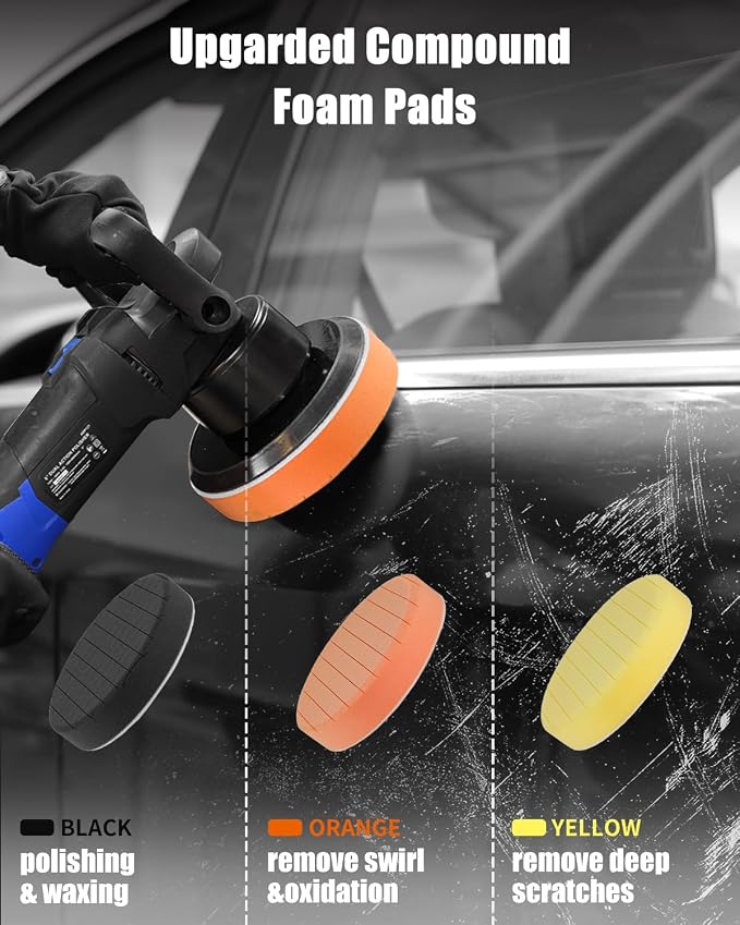 AVID POWER Buffer Polisher, 6-inch Dual Action/DA Polisher - Image 3