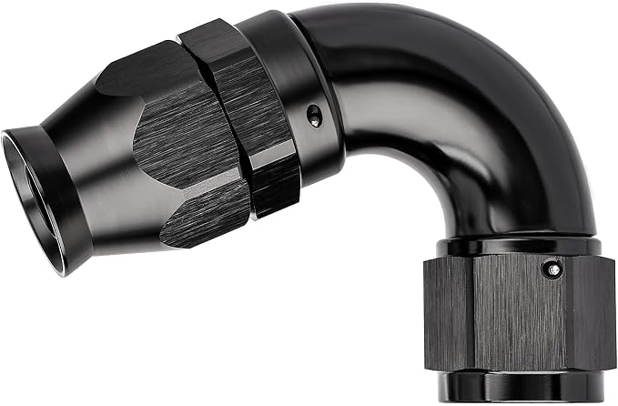 EVIL ENERGY 12AN 120 Degree PTFE One Piece Full Flow End Hose Fitting Aluminum by EVILENERGY