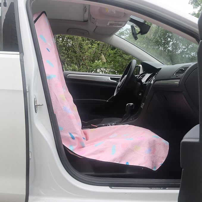 Car Seat Cover Protector Front Seats, - Image 6