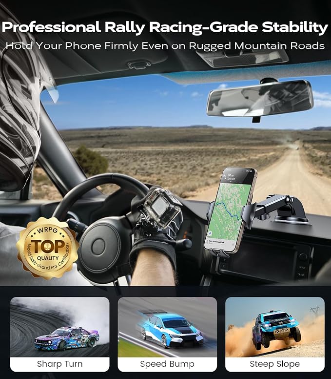 VICSEED Phone Holders for Your Car 2025 Upgraded Car Phone Holder Mount Truck - Image 3