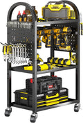 WAROME Power Tool Organizer for Garage, Heavy Duty Tools Holder Storage Rack On by Warome