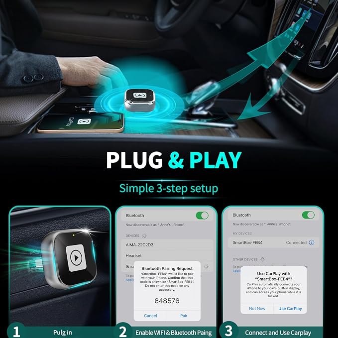 Wireless CarPlay Adapter for iPhone - Image 3