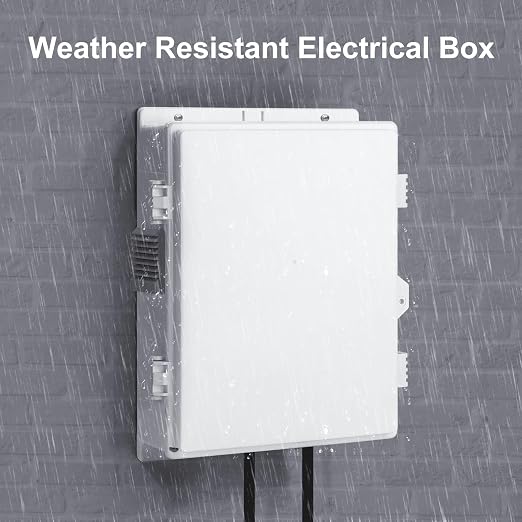 Outdoor Electrical Junction Box, ABS Water Resistant Enclosure - Image 8