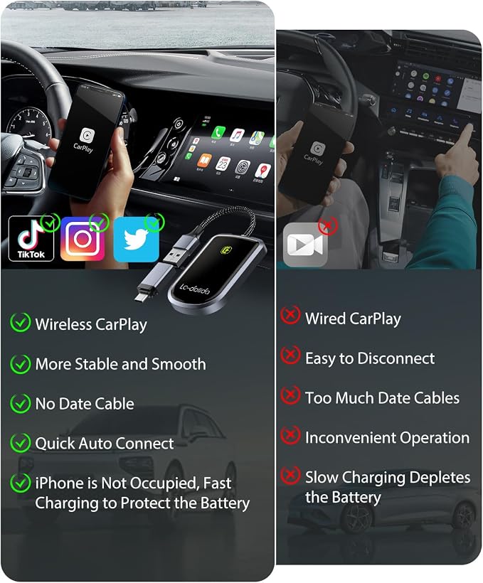 LC-dolida Wireless CarPlay Adapter - Image 6