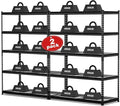WORKPRO 5-Tier Metal Shelving Unit, 48”W x 24”D x 72”H, Heavy Duty Adjustable by WORKPRO
