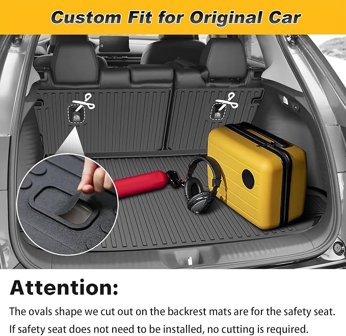 Floor Mats & Cargo Liner & Backrest Mat Fit - Image 6