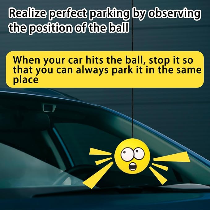 2 Sets Double Garage Parking Aids, Includes 2 Pieces Parking Assist Balls - Image 5