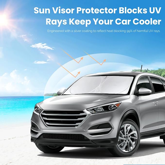 Custom Fit Tucson Windshield Sunshade - Image 5