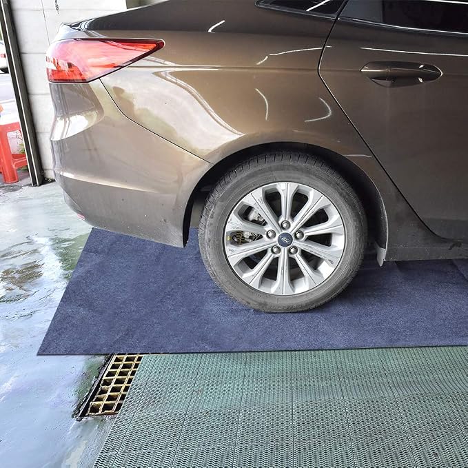 Garage Floor Mat, Absorbent Fabric, Anti-slip and Waterproof Backing, Garage - Image 8