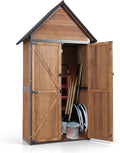 GUTINNEEN Sheds Outdoor Storage Wooden Garden Tool Shed by GUTINNEEN