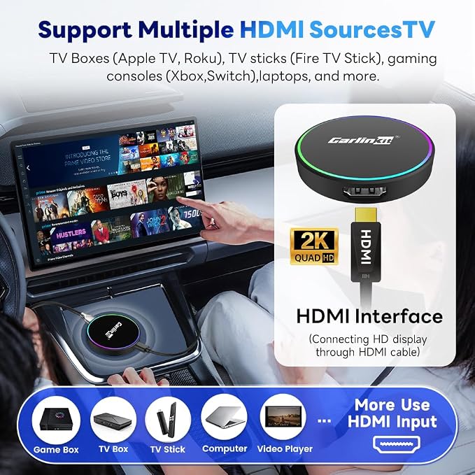 Carlinkit HD2CP Pro HDMI Wireless CarPlay Adapter- Wired CarPlay to Wireless - Image 3