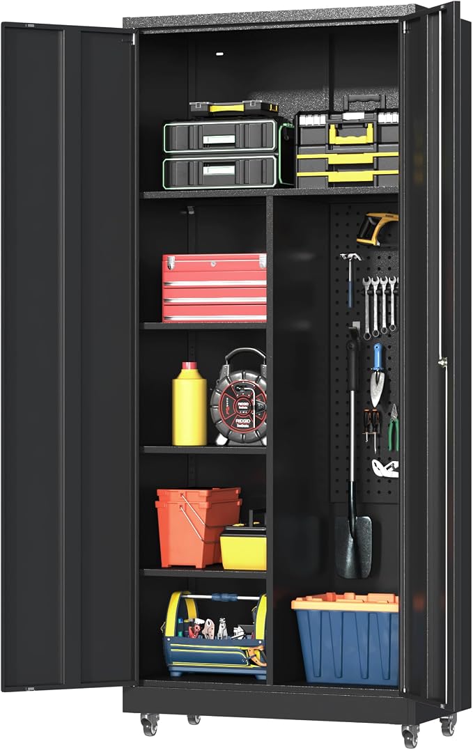 Metal Garage Storage Cabinet by Firstsky