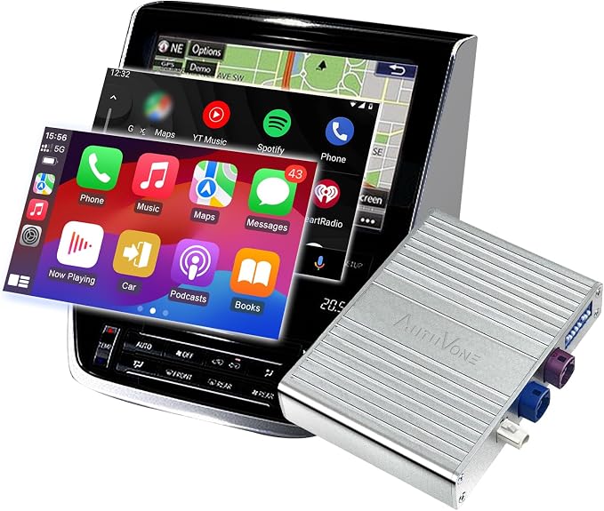 LVDS Wired/Wireless CarPlay Decoder Retrofit Kit by Autuvone