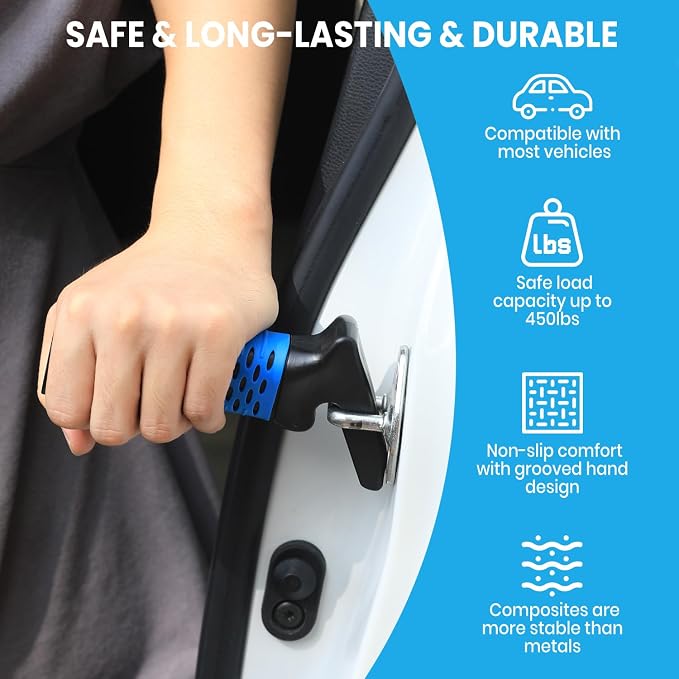 Car Door Handle for Elderly, Car Handle Assist Support, Portable Elderly - Image 3