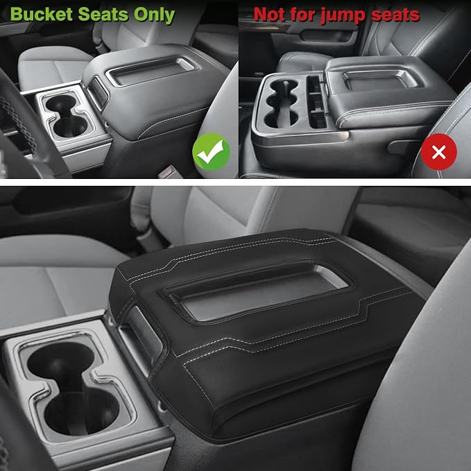 Muslogy Center Console Armrest Cover Compatible - Image 5