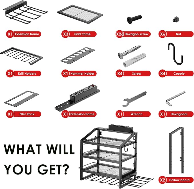 Power Tool Organizer Wall Mount - Image 8