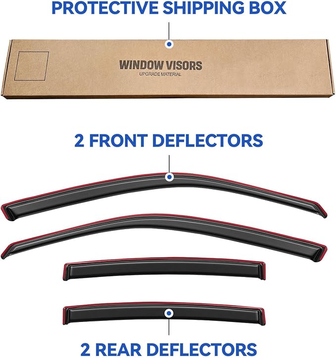 in-Channel Window Visors Rain Guards - Image 5