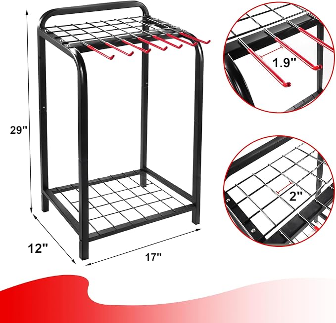 Trieez Garden Tool Organizer for Garage, Yard Tool Organizer - Image 2