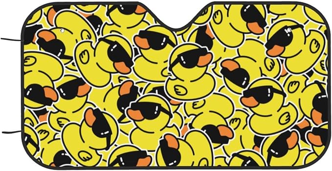 Duck Car Windshield Sunshade Front Window Sun Visor Protector Foldable Shield - Image 9