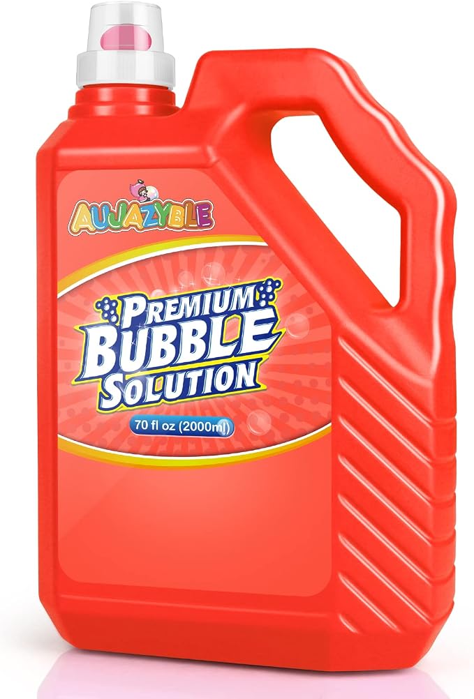 70 oz Bubbles Refills for Kids-Premixed Bubble Solution Refill Premium Bubble by Aujazyble