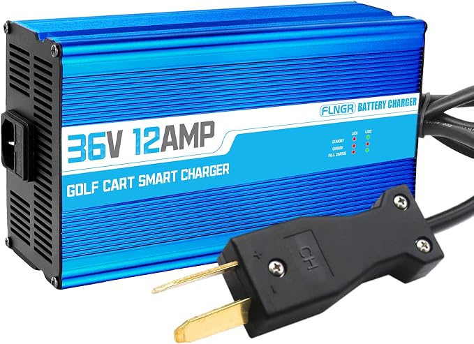 12 Amp 36 Volt Golf Cart Battery Charger by TeakFoldingShowerSeatWall