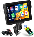 CAMECHO Motorcycle CarPlay Screen, Touch Screen Car Stereo Support Dual by CAMECHO