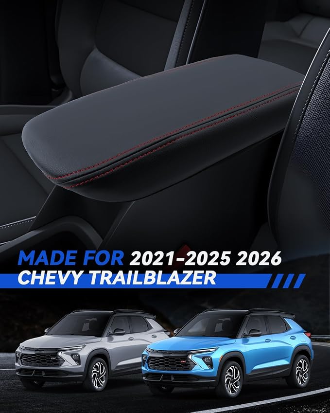 Armrest Cover for Chevy Trailblazer 2021 2022 2023 2024 2025 2026 Accessories - Image 2