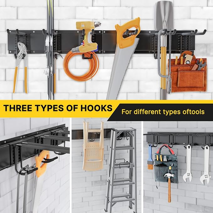 Garage Organization, Garage Tool Organizer Wall Mount - Image 8