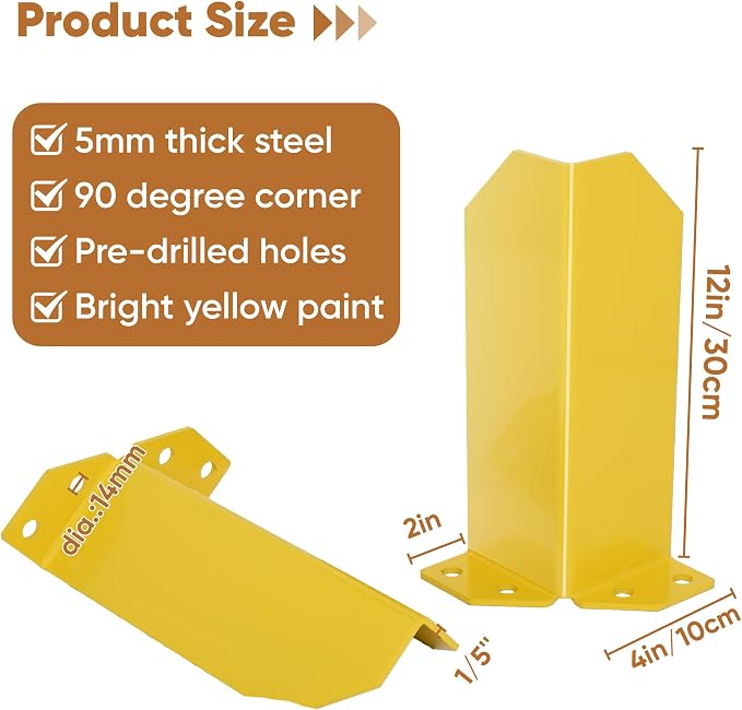 Nisorpa Pallet Rack Post Protectors - Image 2