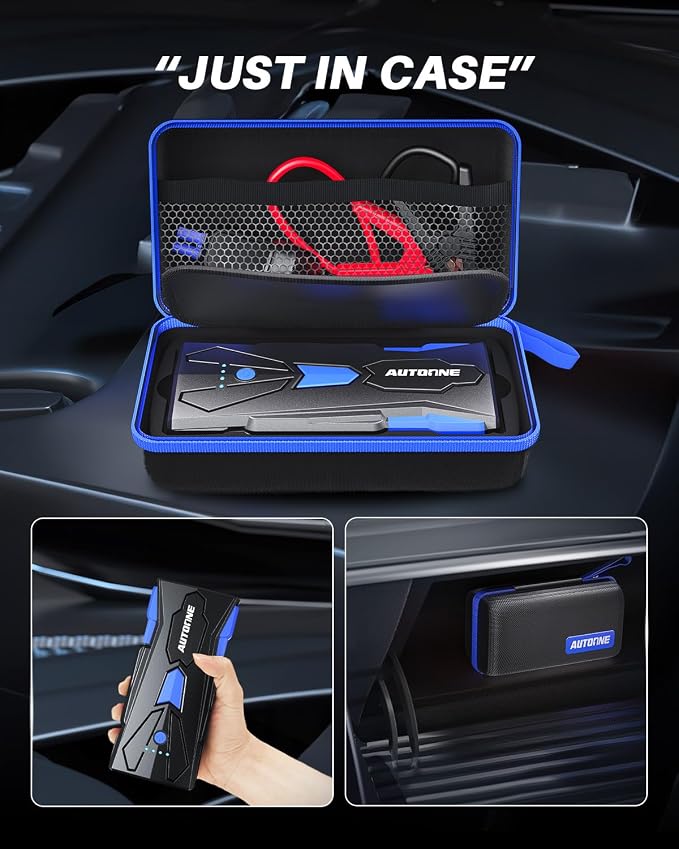 AUTOONE 6000A Car Battery Jump Starter Up to All Gas & 12L Diesel Engine - Image 4