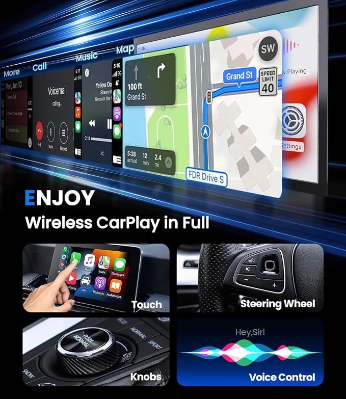 Teeran Wireless CarPlay Adapter 2025 Upgrade Wired CarPlay to Wireless - Image 7
