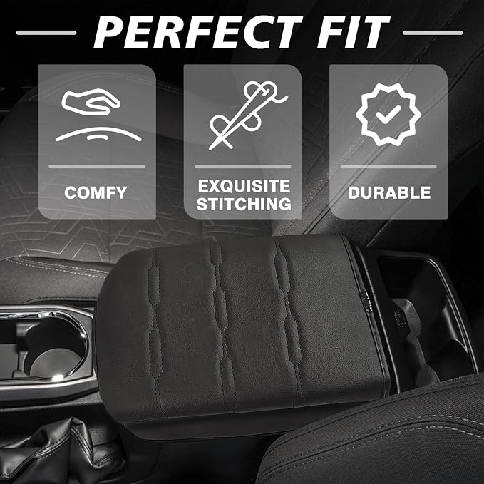 Muslogy Center Console Armrest Cover Compatible - Image 5
