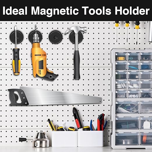 MIKEDE Strong Magnets with Holes, 100LB+ Strong Neodymium Magnets with - Image 3