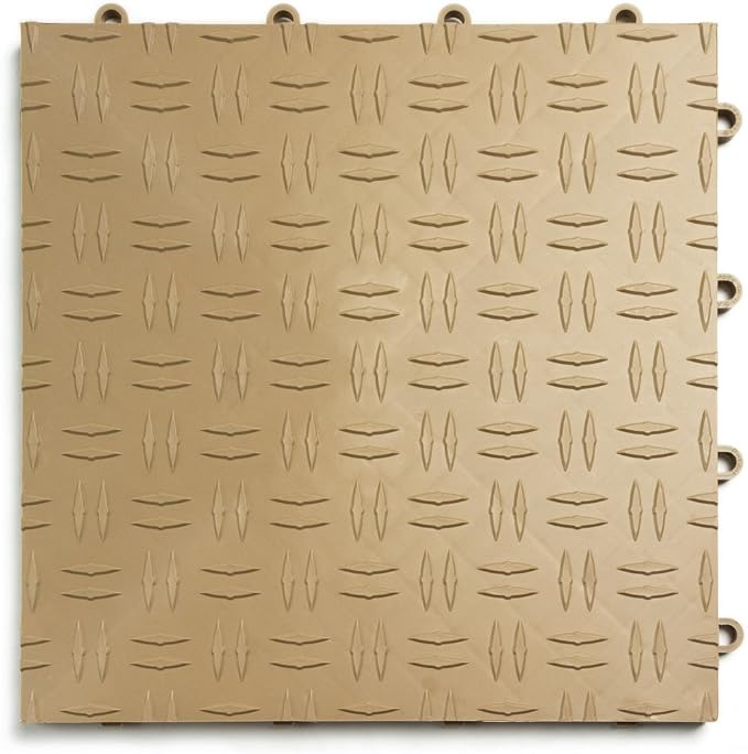 GarageTrac Diamond, Durable Interlocking Modular Garage Flooring Tile by BigFloors