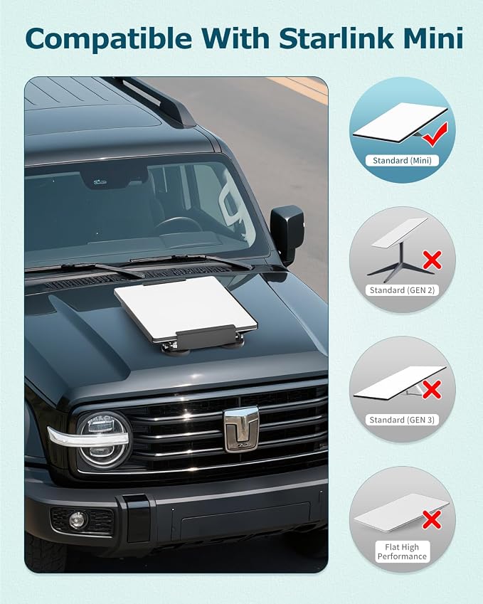 Starlink Mini Car Roof Mount, Starlink Mini Magnetic Mount - Image 6