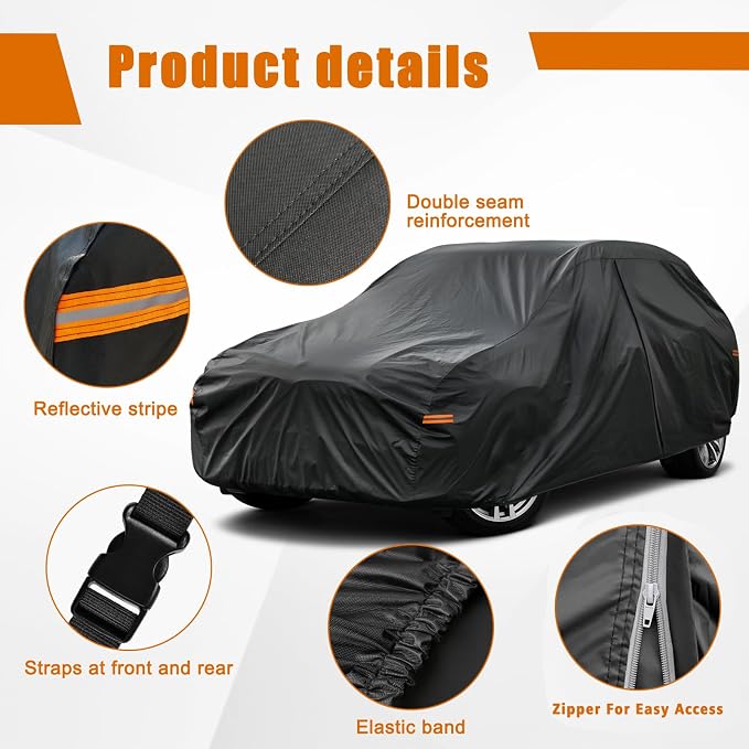 Kayme 7 Layers Car Cover Custom Fit - Image 4