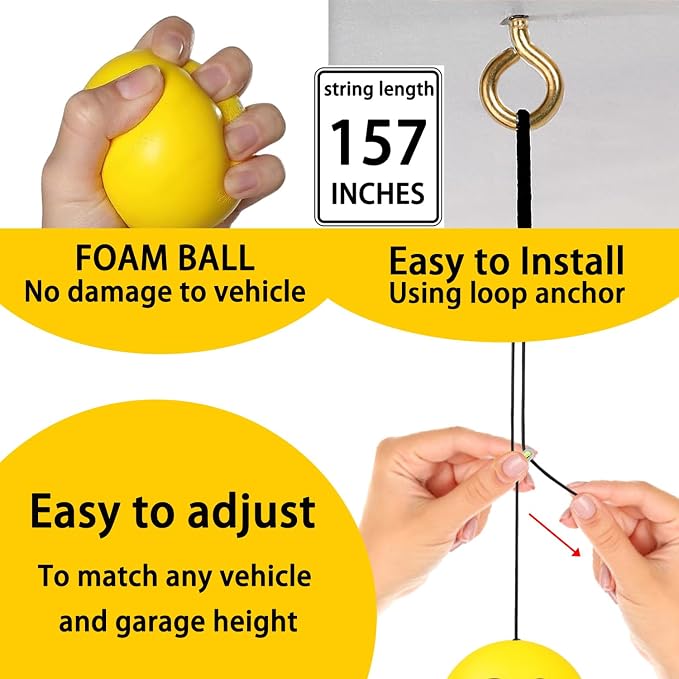 Double Garage Parking Aid-Parking Ball Guide System, Parking Assistant kit - Image 5