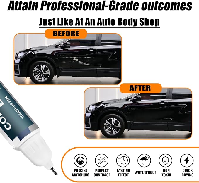 Crystal Black Pearl Touch Up Paint Compatible - Image 2