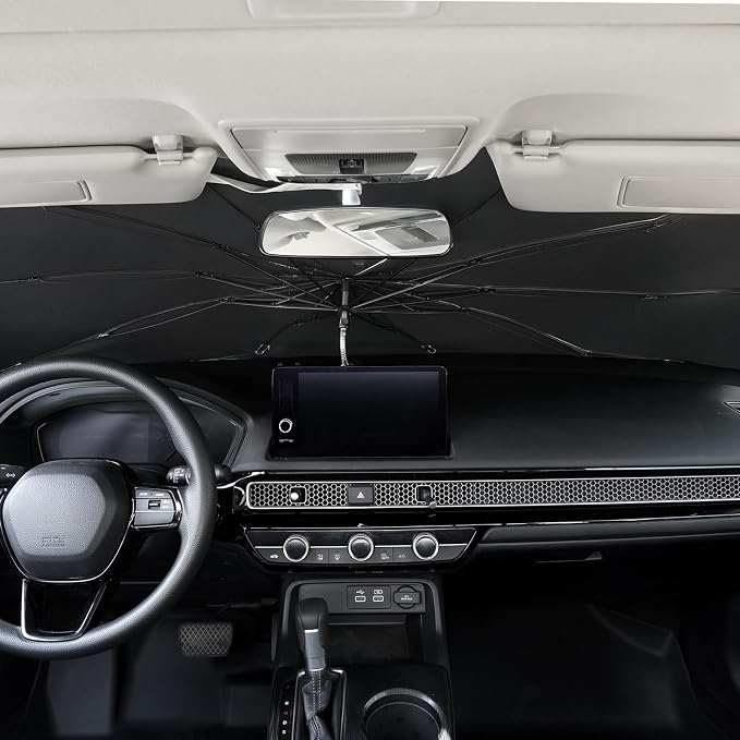 Umbrella Sunshade for Honda Civic 2025 2024 2023 2022 Accessories, Foldable - Image 2