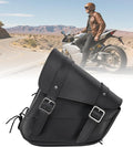 Motorcycle Saddle Bags Leather Motorcycle Solo Swing Arm Bag by RIDERVIBE