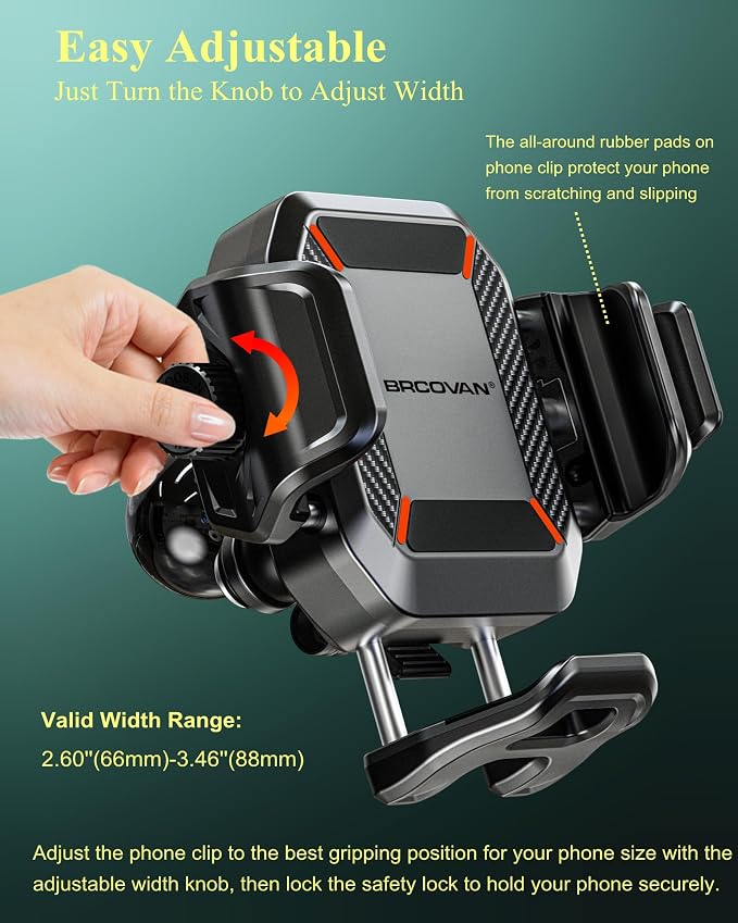 BRCOVAN Anti-Theft Phone Mount Holder - Image 5