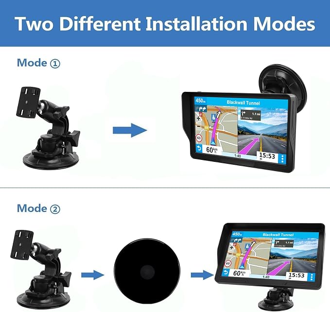 GPS Navigator for Car Truck RV, 9 inch Touch Screen Latest 2025 Map, Real Voice - Image 6