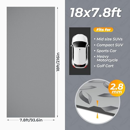 Geemax 7.8 x 18 FT Garage Floor Mats - Image 6