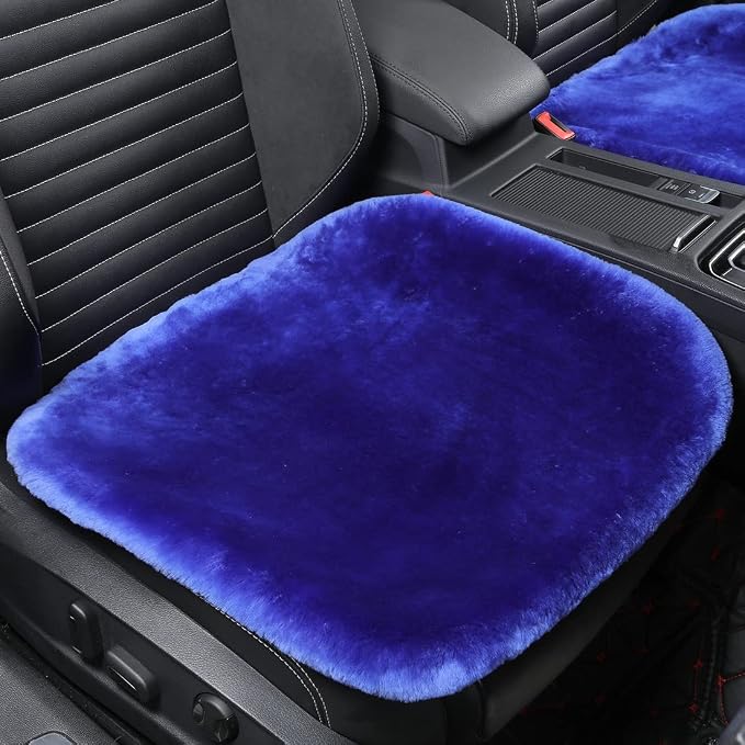 Fluffy Genuine Australia Sheepskin Car Seat Cover - Image 2