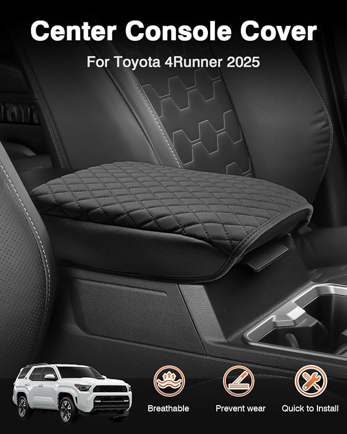 Shademax Custom for 2026 2025 Toyota 4Runner Center Console Cover Armrest Cover - Image 2