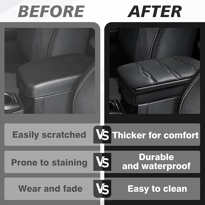 Muslogy Center Console Armrest Cover Compatible - Image 6