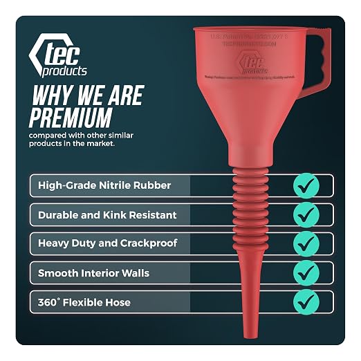 FlexAll Long Flexible Funnel for Automotive Use - Image 3